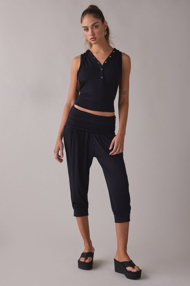 Out From Under Stormy Hooded Henley Muscle Tank Top #2