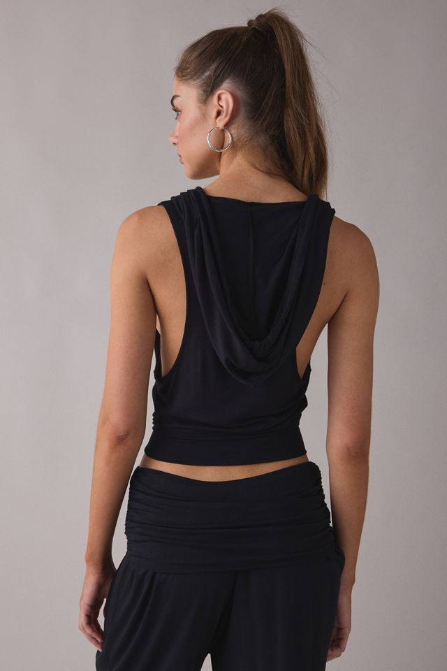 Out From Under Stormy Hooded Henley Muscle Tank Top #3