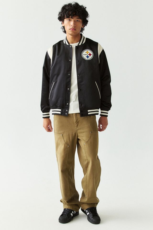 Mitchell & Ness NFL Retro Roots Satin Varsity Jacket #1