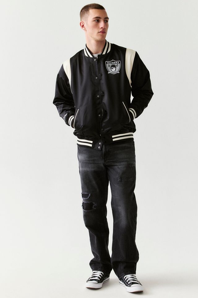 Mitchell & Ness NFL Retro Roots Satin Varsity Jacket #1