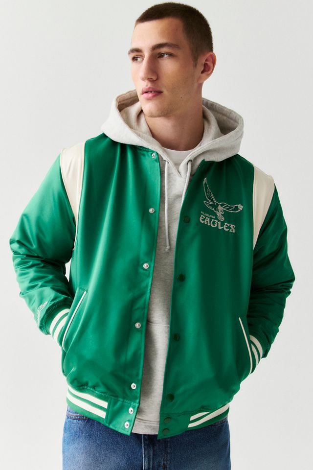 Mitchell & Ness NFL Retro Roots Satin Varsity Jacket #1