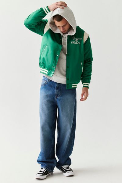 Mitchell & Ness NFL Retro Roots Satin Varsity Jacket