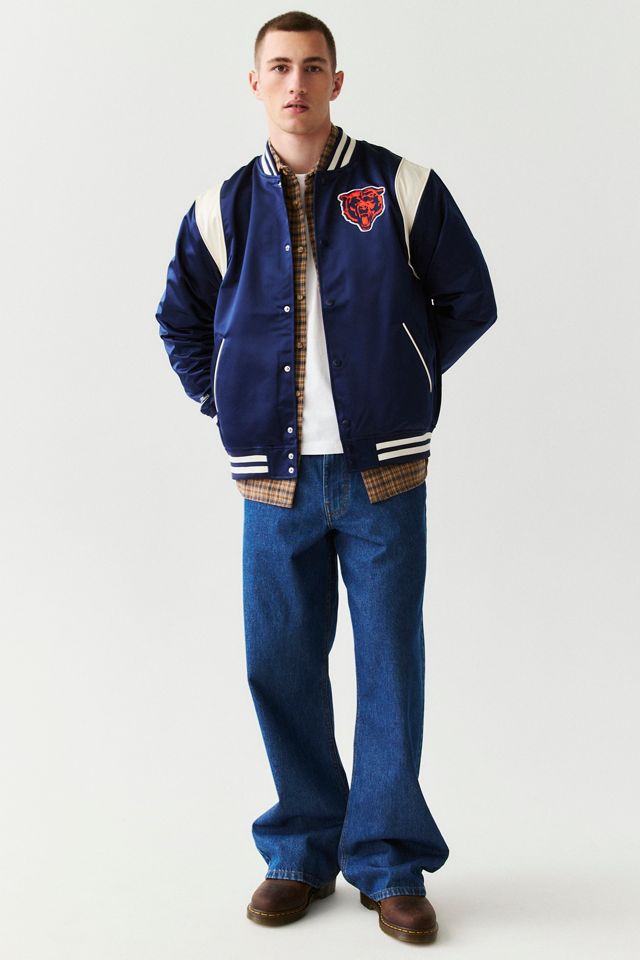 Mitchell & Ness NFL Retro Roots Satin Varsity Jacket #1
