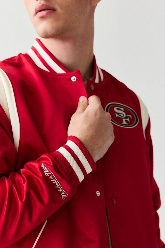 Mitchell & Ness NFL Retro Roots Satin Varsity Jacket #2