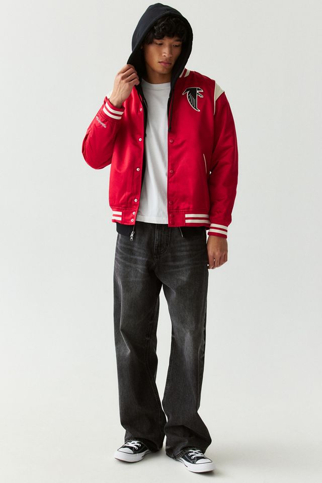 Mitchell & Ness NFL Retro Roots Satin Varsity Jacket #1