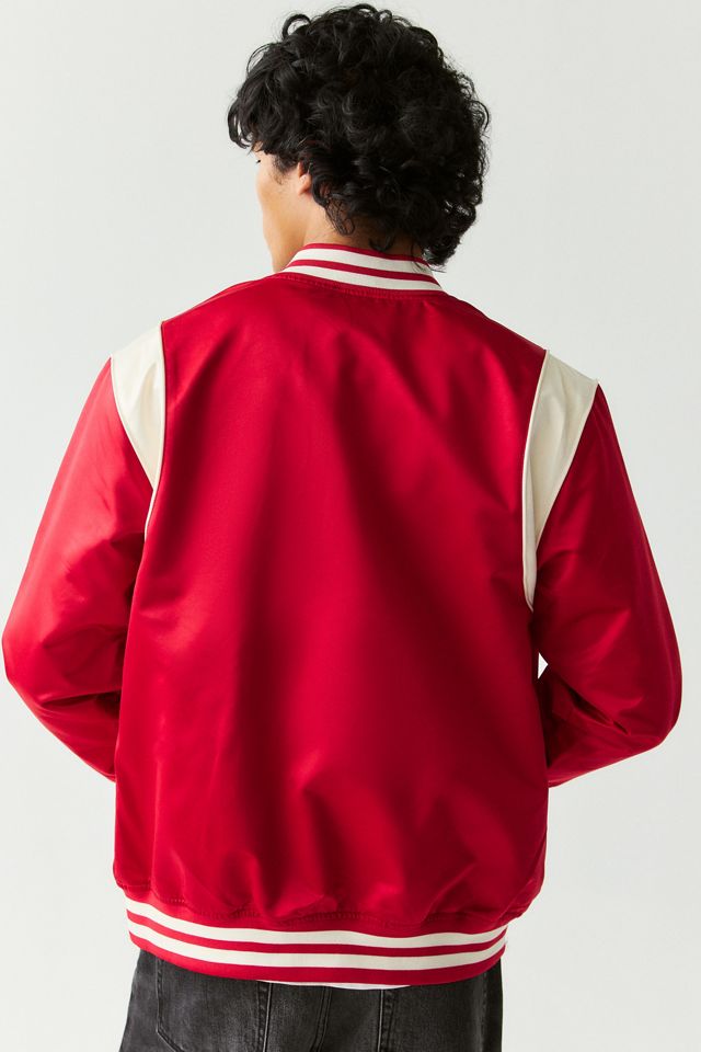 Mitchell & Ness NFL Retro Roots Satin Varsity Jacket #3