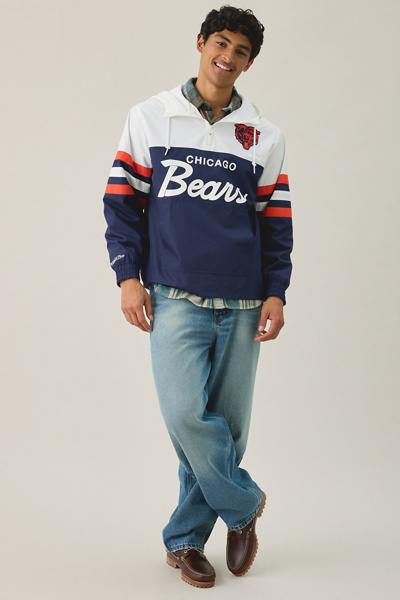 Mitchell & Ness NFL Team Logo Head Coach Windbreaker Jacket