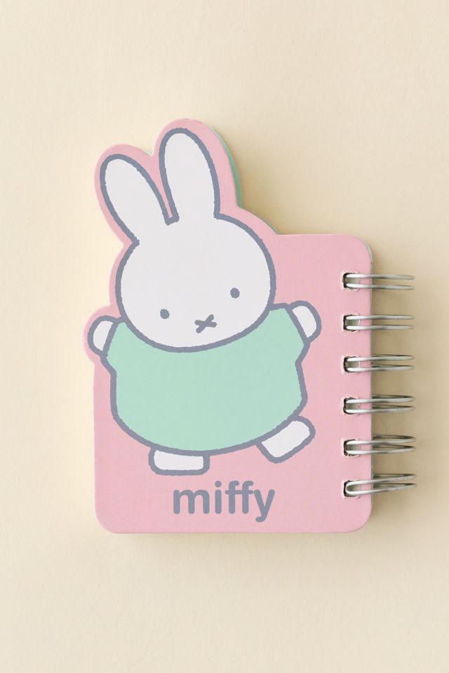 Miffy Figure Die-Cut Pocket-Sized Notebook #3