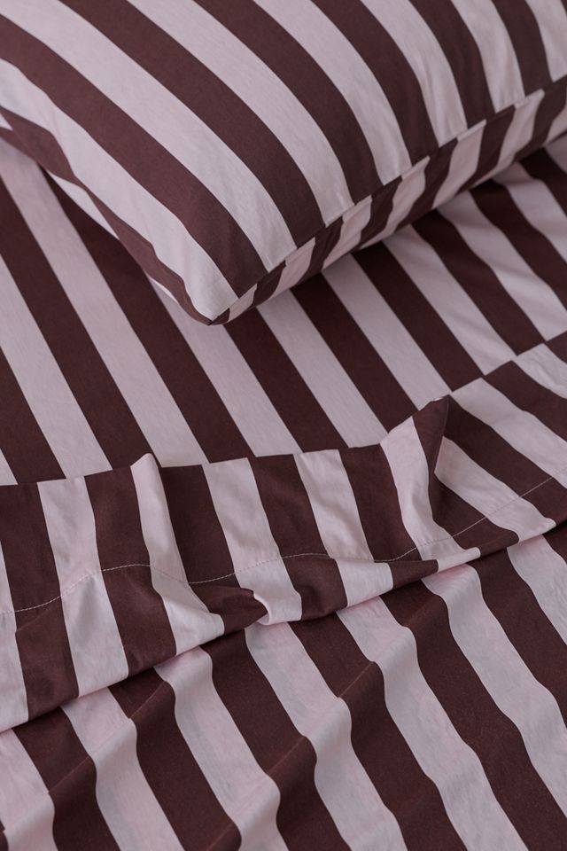 Ensemble de draps Regina en satin de coton à motifs #1