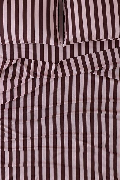 Ensemble de draps Regina en satin de coton à motifs