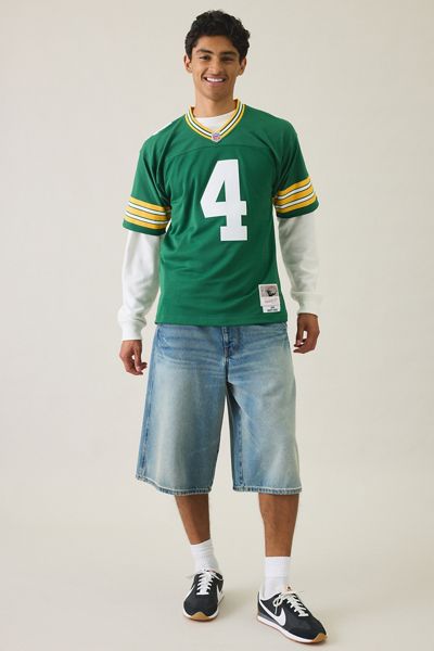 Mitchell & Ness NFL Green Bay Packers Brett Favre Throwback Football Jersey