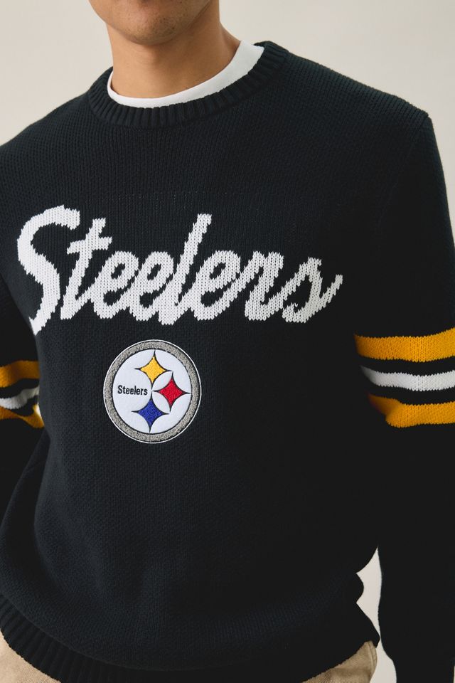 Mitchell & Ness NFL Team Logo Head Coach Crew Neck Sweater #2