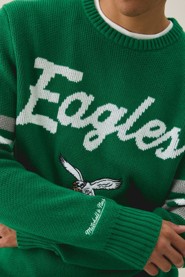 Mitchell & Ness NFL Team Logo Head Coach Crew Neck Sweater #2