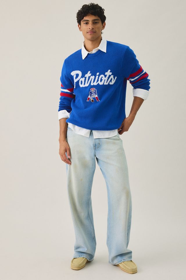 Mitchell & Ness NFL Team Logo Head Coach Crew Neck Sweater #1
