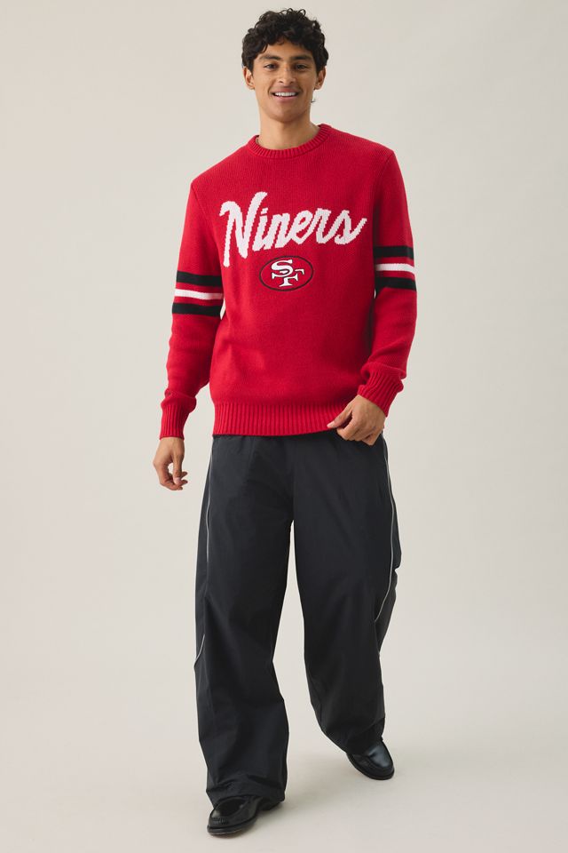 Mitchell & Ness NFL Team Logo Head Coach Crew Neck Sweater #1