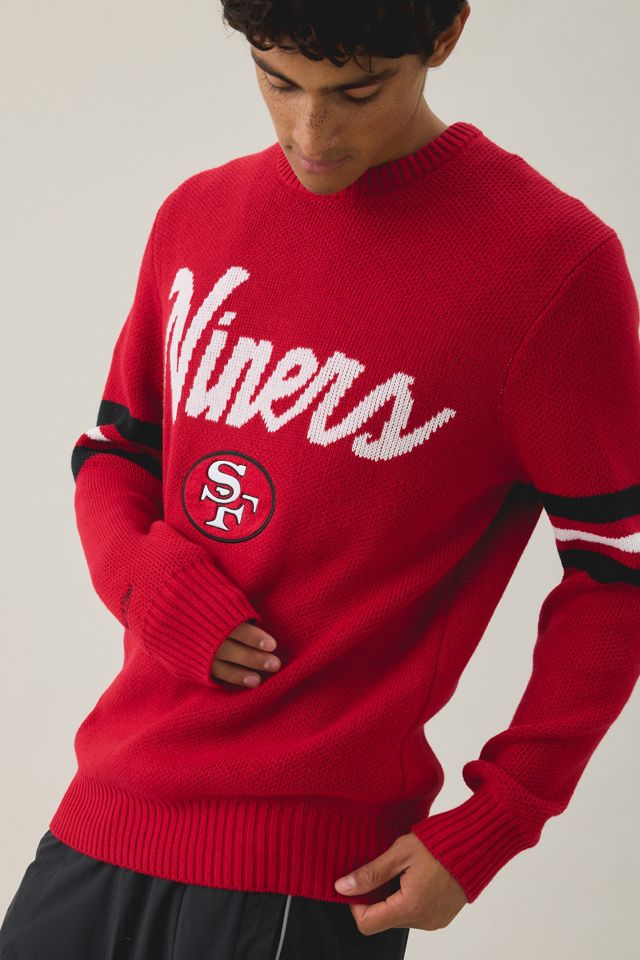 Mitchell & Ness NFL Team Logo Head Coach Crew Neck Sweater #2
