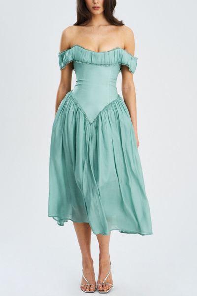 Green Midi Dresses | Urban Outfitters