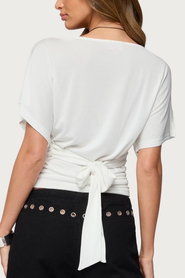 Edikted Abriana Ruched Waist Top #4