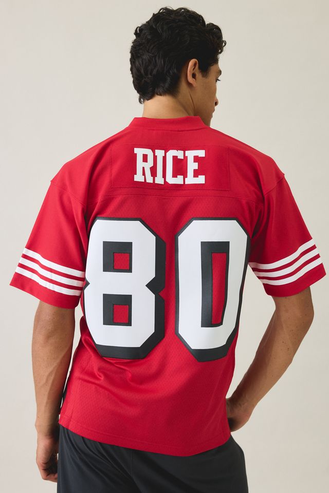 Mitchell & Ness NFL San Francisco 49ers Jerry Rice Throwback Football Jersey #1