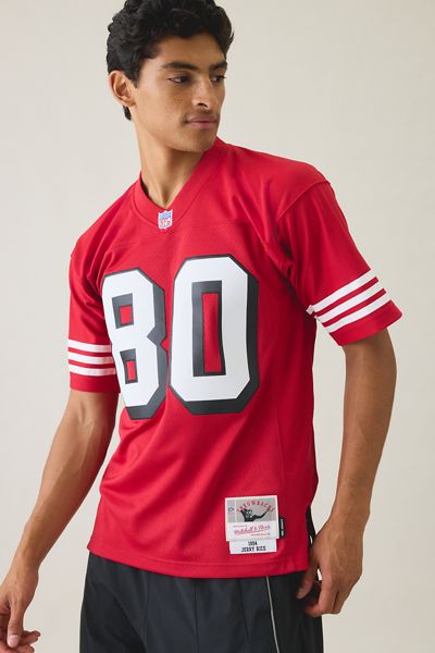 Chandail de football rétro Jerry Rice des 49ers de San Francisco de la NFL par Mitchell & Ness