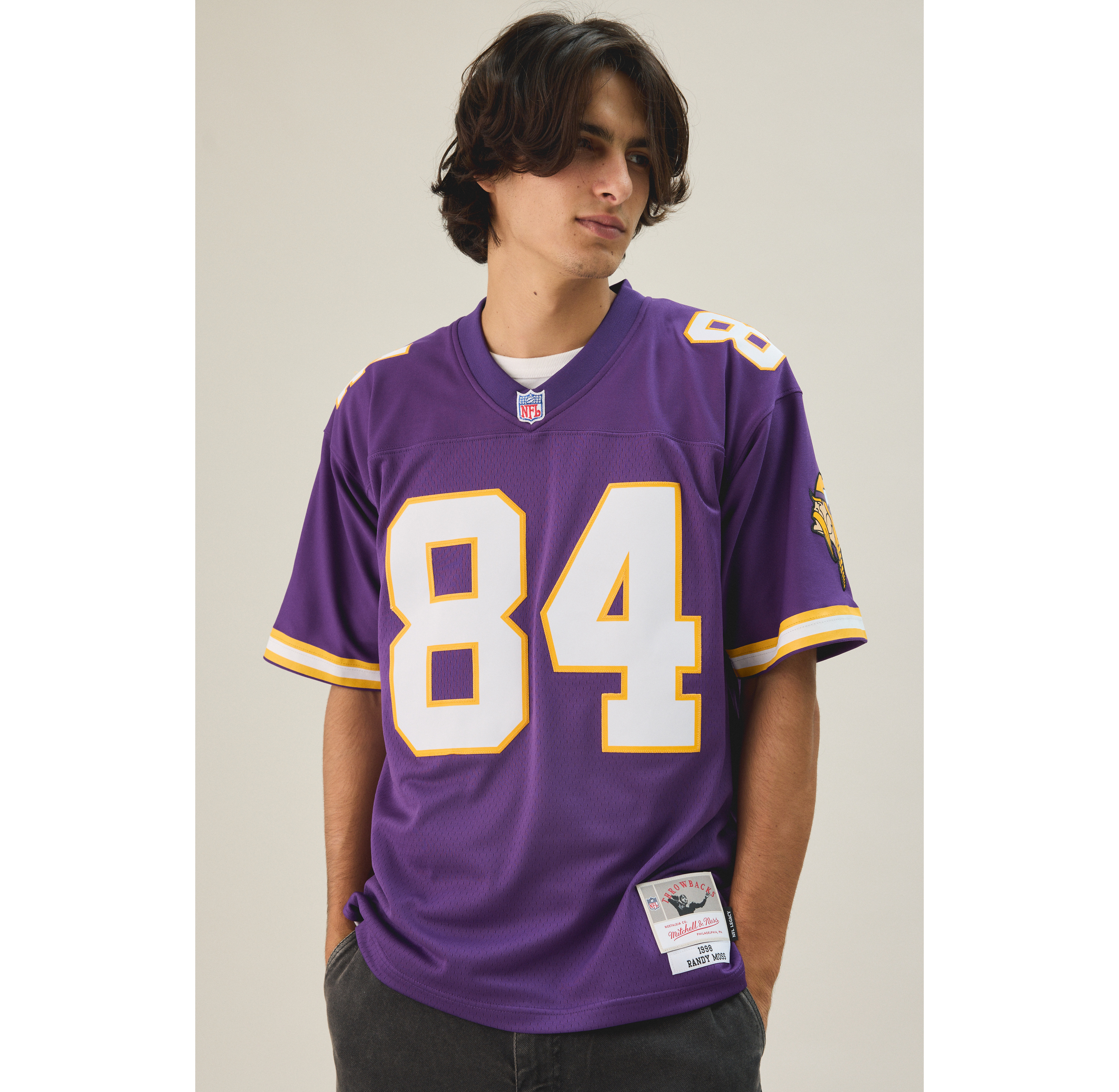 Mitchell & Ness NFL Minnesota Vikings Randy Moss 1998 Legacy Football Jersey Tee