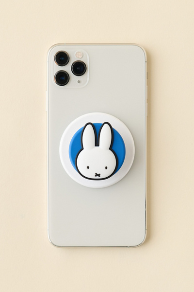 PopSockets Miffy Silicone Pop-Out Phone Stand in White at Urban Outfitters