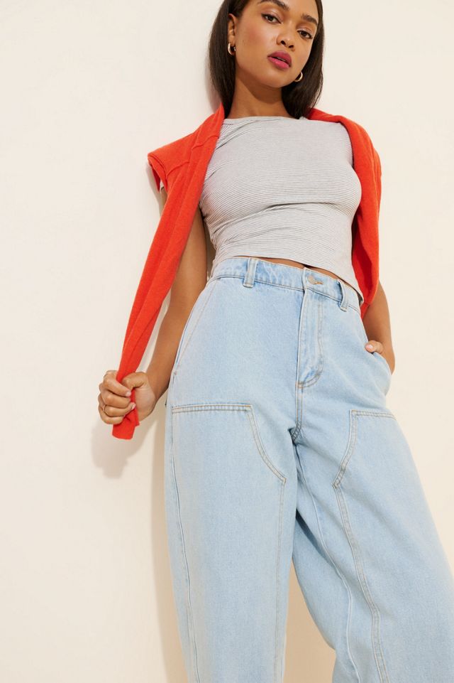 Obey Leah Baggy Double Knee Jean #2