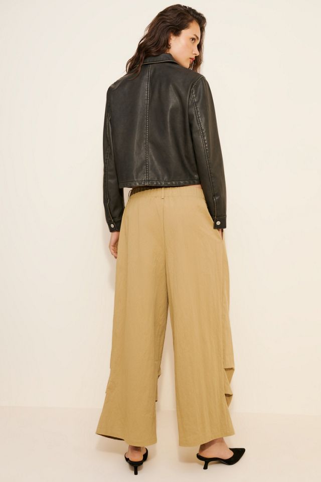 Layered Wide Pleat Pants | Urban Outfitters