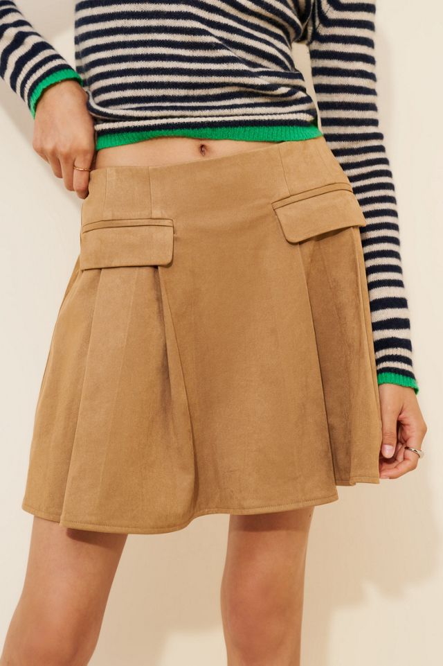 4SI3NNA Vegan Suede Mini Skirt #2