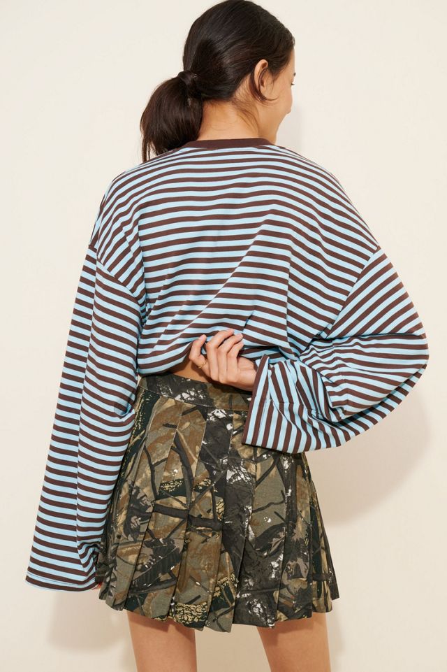 Fashion Brand Company Pleated Camo Mini Skirt #1