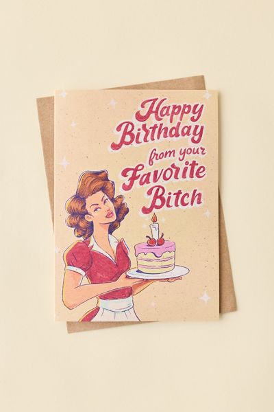 Sleazy Greeting From Your Favorite Birthday Card