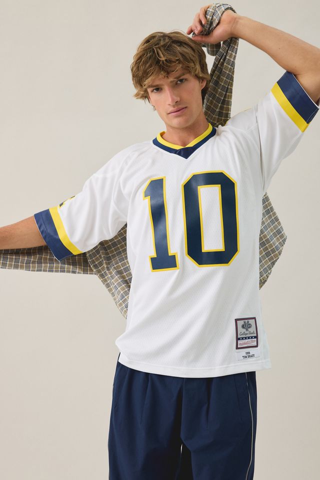 Mitchell & Ness NCAA University Of Michigan Wolverines 1999 Tom Brady Football Jersey #1