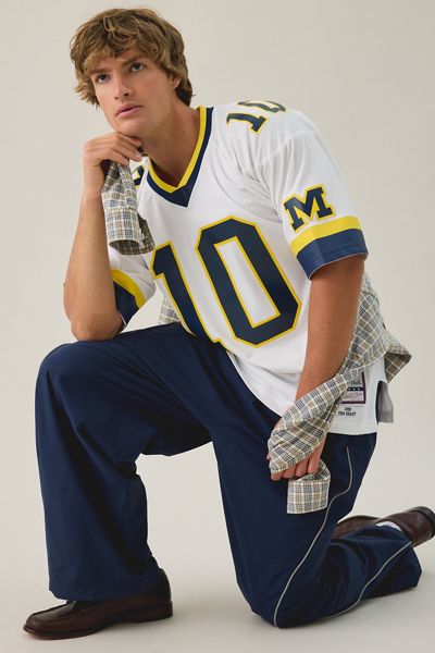 Mitchell & Ness NCAA University Of Michigan Wolverines 1999 Tom Brady Football Jersey