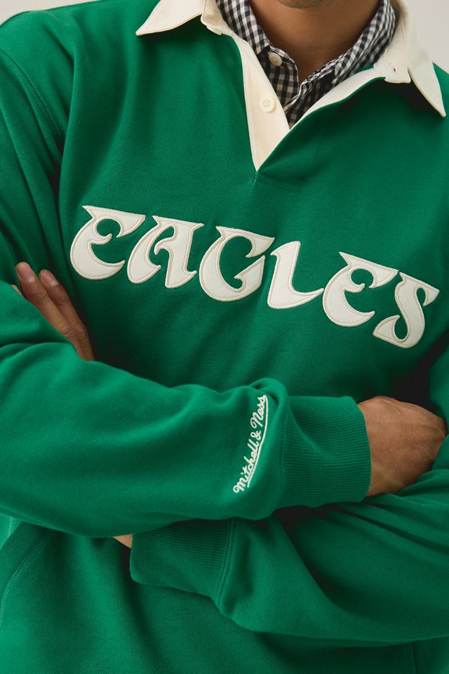 Mitchell & Ness NFL Retro Roots French Terry Polo Sweatshirt #2