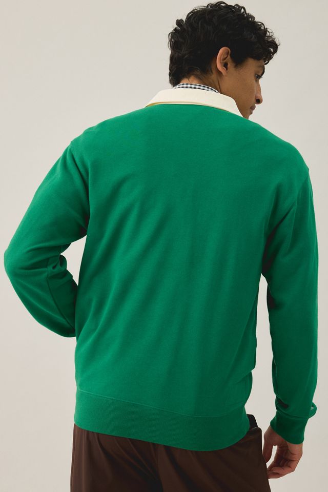 Mitchell & Ness NFL Retro Roots French Terry Polo Sweatshirt #3