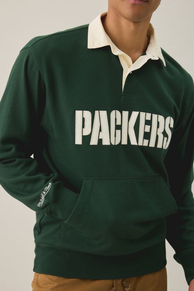 Mitchell & Ness NFL Retro Roots French Terry Polo Sweatshirt #2