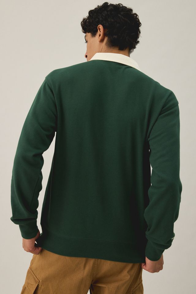 Mitchell & Ness NFL Retro Roots French Terry Polo Sweatshirt #3