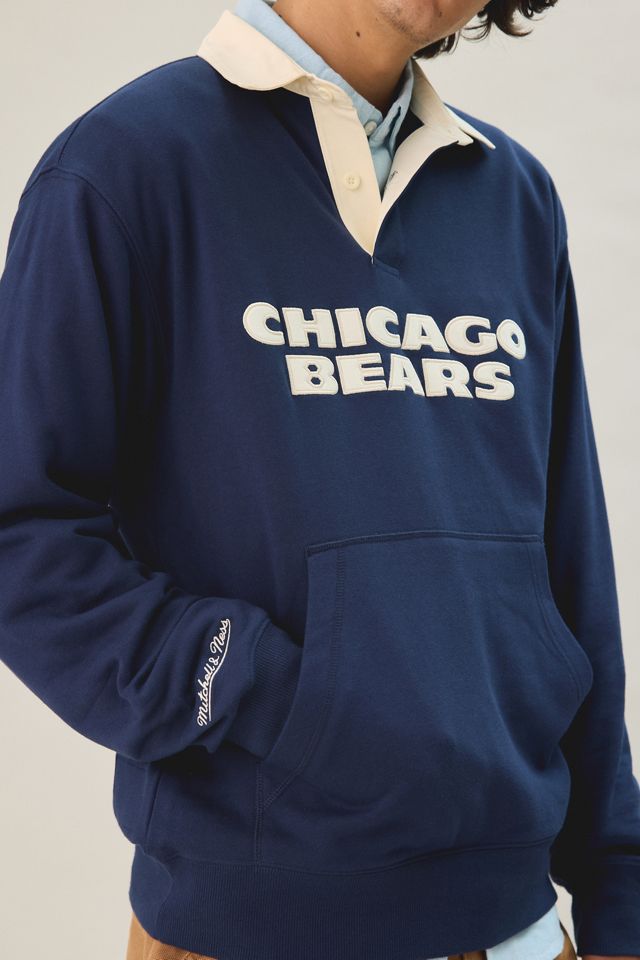 Mitchell & Ness NFL Retro Roots French Terry Polo Sweatshirt #2