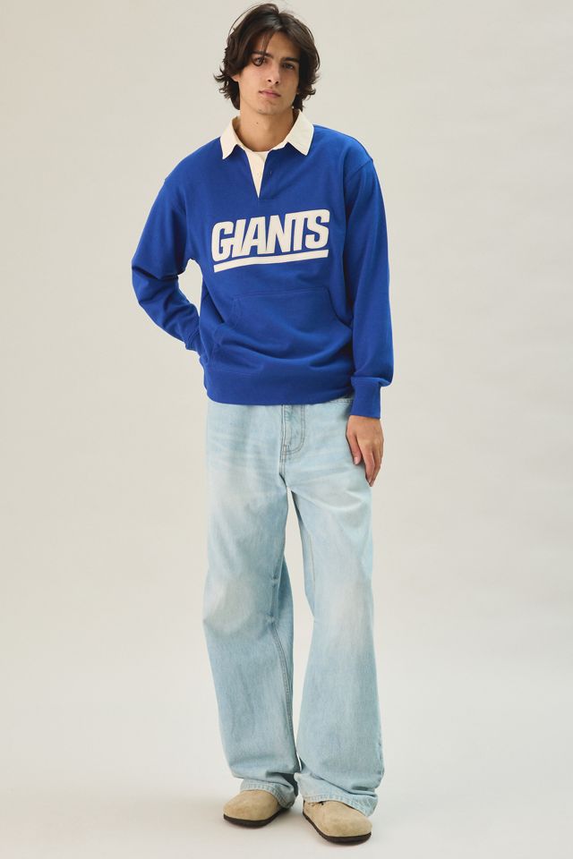 Mitchell & Ness NFL Retro Roots French Terry Polo Sweatshirt #2
