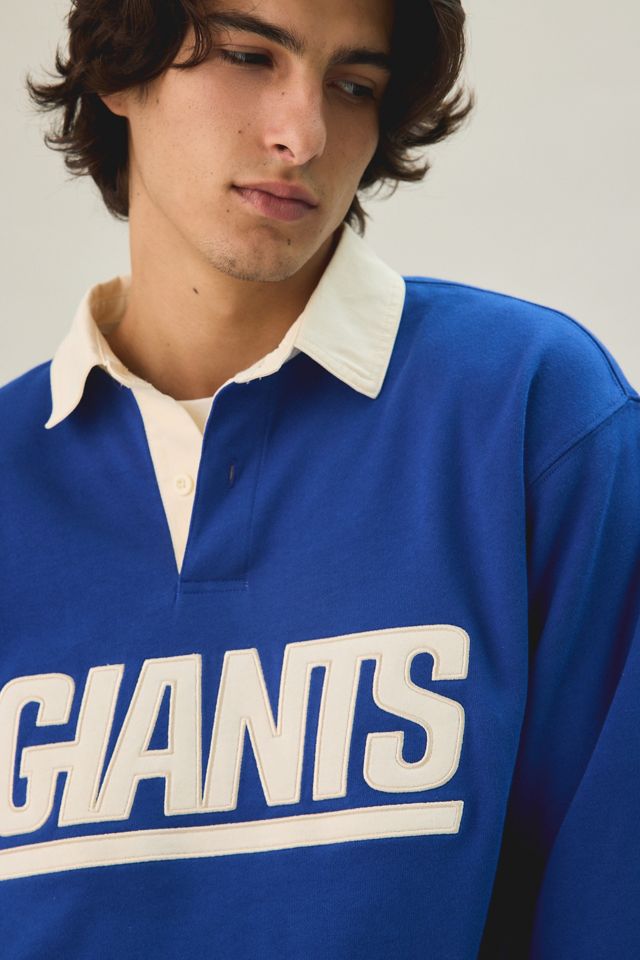 Mitchell & Ness NFL Retro Roots French Terry Polo Sweatshirt #3