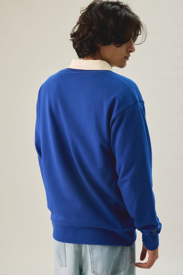 Mitchell & Ness NFL Retro Roots French Terry Polo Sweatshirt #4
