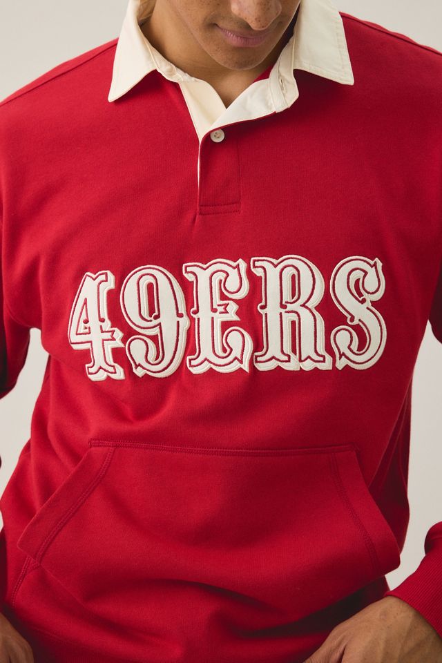 Mitchell & Ness NFL Retro Roots French Terry Polo Sweatshirt #2