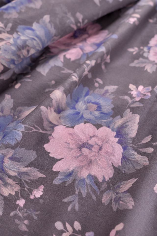 Housse de couette en satin de coton imprimé floral Gemma #3