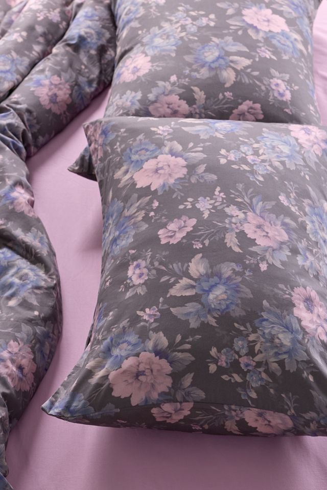 Gemma Floral Printed Cotton Sateen Sham Set #1