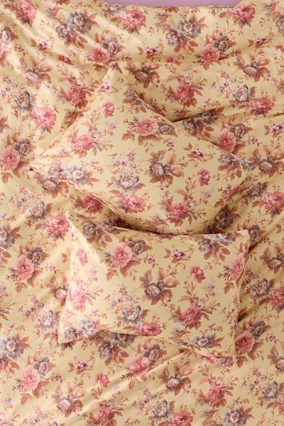 Gemma Floral Printed Cotton Sateen Sham Set