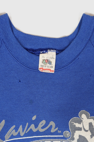 Vintage Xavier Musketeers Basketball Crewneck