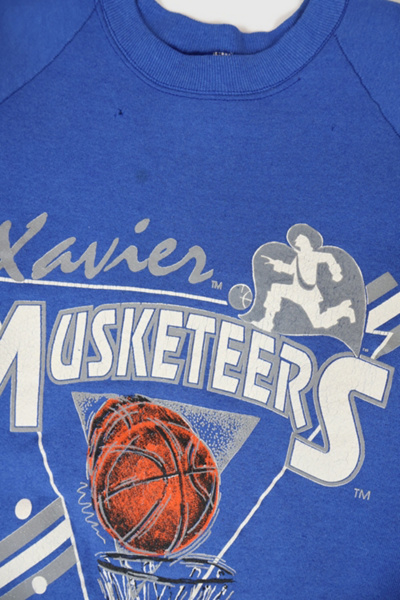Vintage Xavier Musketeers Basketball Crewneck