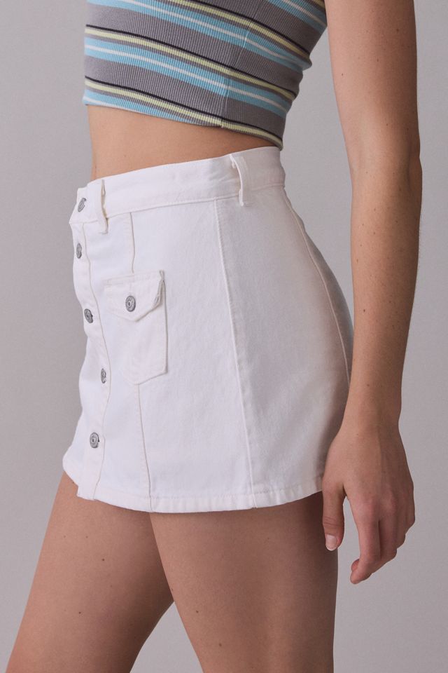 Levi’s® Button-Front Denim Mini Skort #2
