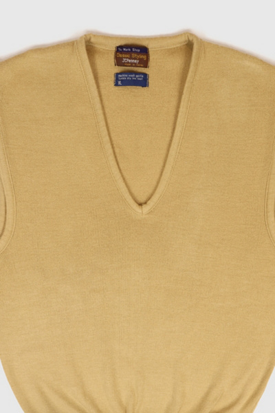 Vintage Brown Sweater Vest