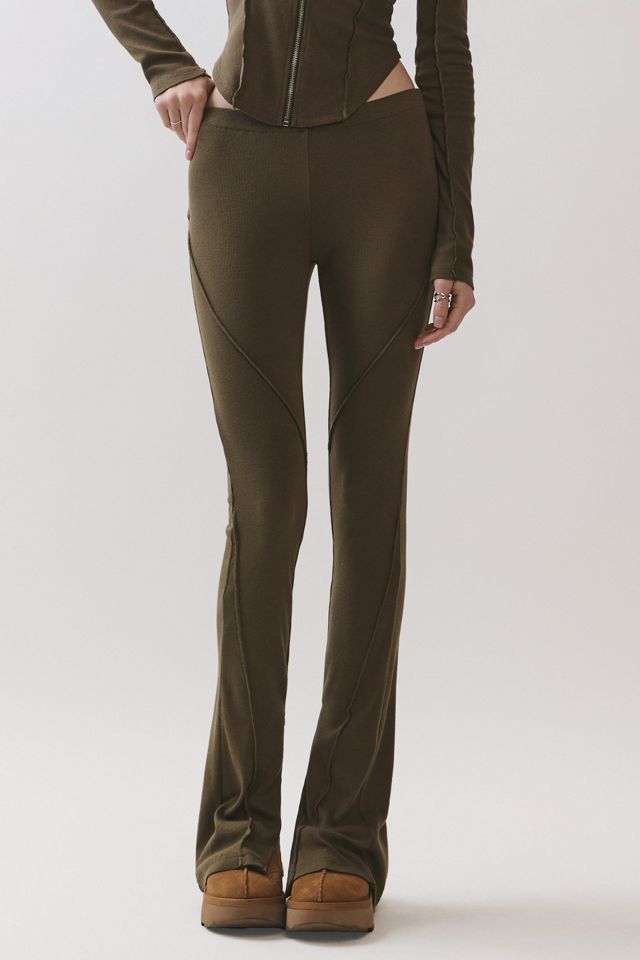 Personal Code Kira Ribbed Flare Pants #2